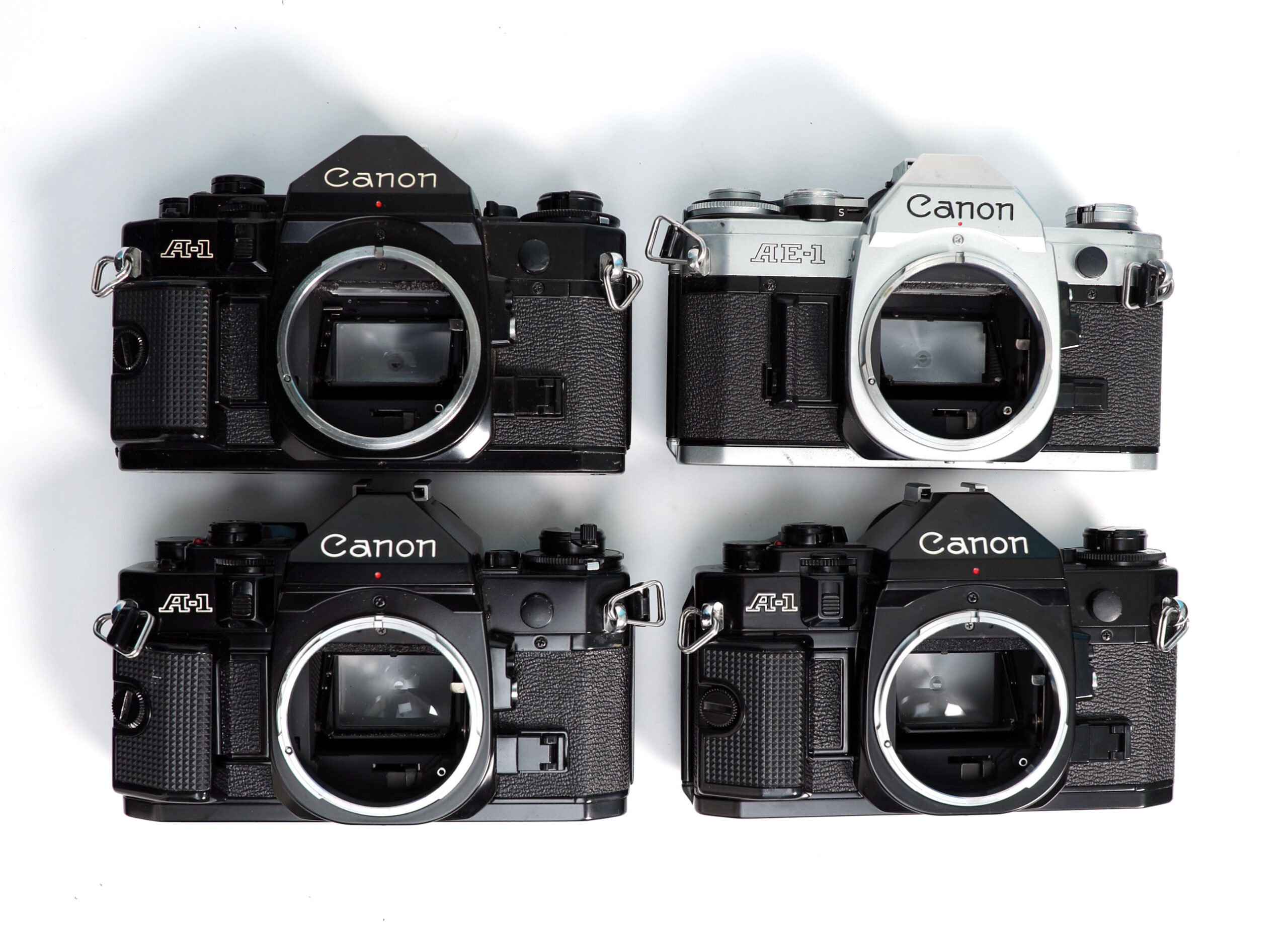 CANON A-1 AE-1 まとめて 4台 - 新潟県で中古カメラ・中古レンズの高価